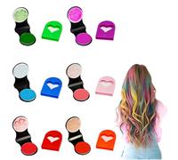 GXGM 6 colores para Cheveux Lavables, Color pour Cheveux pour les Filles, Color de cabello temporal, Couleur pour Cheveux pour le DIY fête Anniversaire Halloween