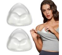 GXGM Almohadillas adhesivas para sujetador, pechos falsos de silicona, ventosas de silicona para disfraces, insertos para sujetador