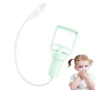 GXGM Aspirador nasal, aspirador nasal manual, luz para ver el polvo, diseño fácil de limpiar, para niños y adultos (cian)
