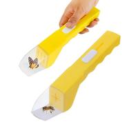 GXGM Atrapainsectos- Seguro y Eficaz para Moscas, Mosquitos, Avispas - Atrapa Insectos, Atrapa Bichos, Ideal para Casa, Jardín, Camping - Pack de 2 Unidades, Amarillo
