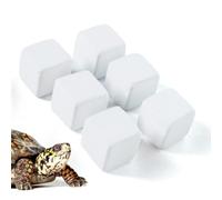 GXGM Bloques Minerales Reptiles y Tortugas, Suplemento Natural, Crecimiento y Bienestar, Liberación Progresiva, Ideal para Tortugas, Camaleones, Geckos, 6 Piezas de 12x12x12mm