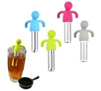 GXGM Juego de 4 colador te, Filtro te para Taza,infusionador, para té a Granel, para Vasos, Tazas y teteras estándar