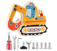 GXGM Juguete Montessori, Tablero de Tornillos en Madera para Niños, Juego Educativo para Motricidad Fina, Desarrollo Infantil, Juguete para 3-6 Años