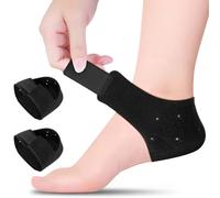 GXGM Protector de talón de gel de Fascitis plantar, Copa de talón para hombres y mujeres, alivia el dolor del talón, tendón de Aquiles seco y agrietado almohadilla de apoyo del talón