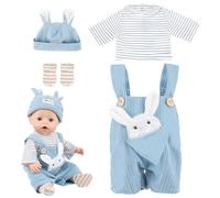 GXGM Set Di Vestiti Per Bambole 43 Cm, Bambola No Incluida, Regalos Per Bambini E Bambine (Azul)