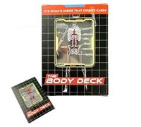 GXGM The Body Deck,divertidas cartas transparentes de anatomía humana,cartas de juego de esqueleto de maniquí,imagen 3D del cuerpo humano,mazo corporal para juegos de magia