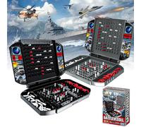 Gxhong Juego Mesa Estrategia Sea Battle, Juego Clásico De Acorazados, Juego De Mesa Sea Battle, Para Niños A Partir De 4 Años Jugadores Contra Jugadores