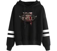 GXHZHXJC Path of Exile 2 Merch - Sudaderas con capucha para hombre y mujer, modernas sudaderas de hip hop, Negro, L Alto