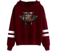 GXHZHXJC Path of Exile 2 Merch - Sudaderas con capucha para hombre y mujer, modernas sudaderas de hip hop, rosso, L Alto