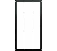 GXILUK Expositor Plegable de Arte para exposiciones de Pintura, Soporte de Aluminio para Obras publicitarias, Expositor Plegable para galerías, escuelas y museos.