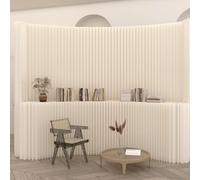 GXLBDK Biombo Divisor De Habitación Modern Foldable Paper Room Dividers, Office Living Room, Clothing Store Decoration, Flexible and Retractable Screen,13.1 * 4.9 * 1.3ft