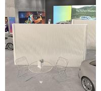 GXLBDK Genérico Biombo Retráctil De Papel,Mamparas De Oficina De Papel, Biombos De Papel Y Mamparas De Privacidad Plegables, Panel De Papel,16.4 * 6.5 * 1.4ft