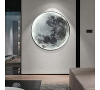 GXLBDK Lámpara De Luna Dimmable Lámpara,De Pared LED Lámpara De Mural Decoración Fondo Lámpara De Pared Pasillo Entrada De Pared para Dormitorio,Plug in Version,100m/39.3in