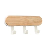 GXMDSGZ Colgador Llaves Organizador de madera for guardar llaves, sombreros y bufandas, con imán fuerte, ganchos autoadhesivos for teléfono(Color 9)