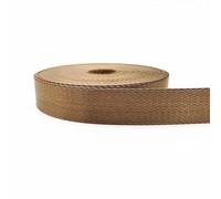 GXMDSGZ Correa de Nailon 2 Yardas, 1 "(25mm), patrón Espiga, Mochila, flejes, Bolsa Costura, Accesorios for cinturón para proyectos(Light Coffee)