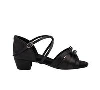 GXMDSGZ Zapatos de Baile for niños y niñas, Zapatos Latinos for Mujeres, salón Moderno, Salsa Tango, Sandalias práctica(Black,31 (20.5cm))