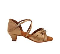 GXMDSGZ Zapatos de Baile for niños y niñas, Zapatos Latinos for Mujeres, salón Moderno, Salsa Tango, Sandalias práctica(Green,31 (20.5cm))