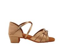 GXMDSGZ Zapatos de Baile for niños y niñas, Zapatos Latinos for Mujeres, salón Moderno, Salsa Tango, Sandalias práctica(Brown,31 (20.5cm))