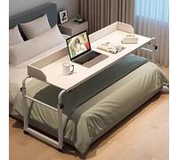 GXQFC Mesa Portátil Ordenador Ajustable con Ruedas, Mesa sofá Mesa de Escritorio con 4 Ruedas Mesa Auxiliar para Ordenador Mesa sobre La Cama para Cama o Sofá 115 * 210cm