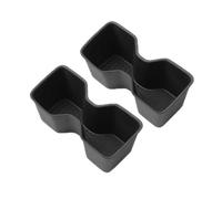 GXQKLST Porta Vasos Coche para Hyundai para Santa para Fe 6/7 Asientos | 2024 2025 Caja Inserción Para Portavasos Lateral Puerta Tercera Almacenamiento Que Absorbe Los Golpes