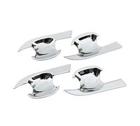 GXSAI Cubierta De Cuenco para Manija De Puerta De Coche ABS, Pegatina De Protección Accesorios para Toyota RAV4 2019 2020 2021 2022 2023 para RAV 4 XA50 Hybrid Cubierta Manija Puerta(C Silver)