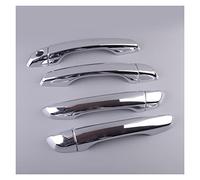 GXSAI Cubierta exterior de manija de puerta para Hyundai para Accent 2018 2019 2020 2021 ABS cromado cubierta de manija de puerta exterior con agujero