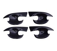 GXSAI Cubierta exterior para manija de puerta para Mazda3 para Mazda6 2013 2014 2015 2016 2017 2018 ABS estilo fibra de carbono exterior negro exterior manija de puerta cubierta cubierta cubierta