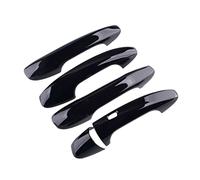 GXSAI Cubierta exterior para manija de puerta para Mercedes C E para Clase GLC W205 X253 W213 2016 2017 2018 2019 LHD Exterior Negro para manija de puerta