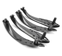 GXSAI delantera trasera interna maneta puerta Para BMW Serie 1 F20 2012-2018 Con Moldura Exterior Lantero Izquierdo Trasero Tirador Puerta Coche Fibra Carbono(Inside 34 36 Set)
