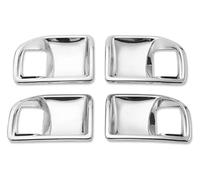 GXSAI delantera trasera interna maneta puerta Para Jeep Para Wrangler JK 2011 2012 2013 2014 2015 2016 2017 Manija Puerta Interior Coche Cuenco Decoración Cubierta Pegatinas Embellecedoras