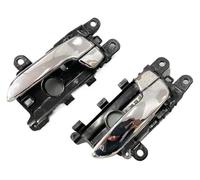 GXSAI delantera trasera interna maneta puerta Para K3 Para Forte Para Cerato 2014-2017 Manija Interior Lantera Puerta Trasera Tirador Cromado Izquierdo(1 Pair)