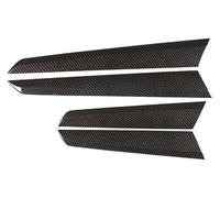 GXSAI delantera trasera interna maneta puerta Para Mercedes Para Benz Para Clase C W204 2008-2014 Diseño Coche Fibra Carbono Panel Manija Cubierta Embellecedor Adhesivo Cuenco Puerta(One Size)