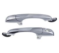 GXSAI Exterior maneta de Puerta para Chrysler 300C para Dodge Charger Manija De Puerta Exterior Conductor Izquierdo Derecho Pasajero Reparación Coche(2 Pcs Front Pair)