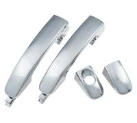 GXSAI Exterior maneta de Puerta para Ford Ranger para Everest T6 T7 para Mazda BT50 Manija De Puerta Reparación Exterior Cromado Tapa AB39-26224A46-CB(Front Side(2 Pcs))