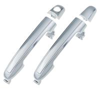 GXSAI Exterior maneta de Puerta para Hyundai Sonata Sedan 2006-2010 Manija Exterior Deslizante para Coche Reparación De Puerta Cromada 826523K000AA 826513K000AA(Front Side(l and R))