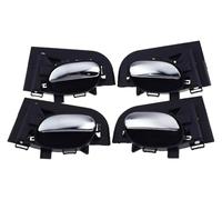 GXSAI Exterior maneta de Puerta para Peugeot 206 CC SD SW 207 1.4L .6L Manija De Puerta Coche Reparación O Marco Bisel Conductor Izquierdo Pasajero Derecho(4 Pcs Left Right Side)