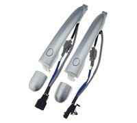 GXSAI Exterior maneta de Puerta para Renault para Koleos 2009-2018 Reparación De Manija Puerta Coche Delantera Trasera Izquierda Derecha Exterior 80640-JY01B(Front Left Right)