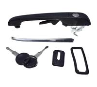 GXSAI Exterior maneta de Puerta para VW Golf para Jetta MK1 MK2 para Scirocco para Caddy para Derby para Passat Manija Exterior Deslizante Puerta Reparación(Front and Rear Left)