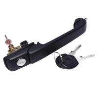 GXSAI Exterior maneta de Puerta para VW para Golf III 1993-1998 IV 1998-2002 Reparación De Puerta Manija Exterior Corredera Coche Negro(1 Pcs Front Lh Or RH)