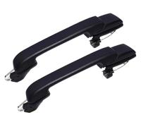 GXSAI Exterior maneta de Puerta para VW para Golf III 1993-1998 para IV 1998-2002 Reparación De Puerta Manija Exterior Corredera Coche(2 Pcs Rear Lh RH)