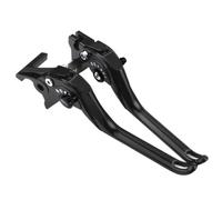 GXSAI Maneta de freno moto Para Yamaha Para MT07 2025 2026 Para Tenere 700 Para XSR 900 Para MT-09 Para Tracer 2015-2020 Palanca Embrague Freno Ajustable(Black)