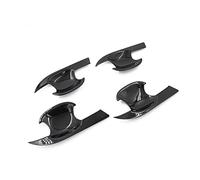 GXSAI Manija De Puerta De Coche De Fibra De Carbono Cubierta De Cuenco Pegatina Decorativa Accesorios De Estilo para Toyota RAV4 RAV 4 2019 2020 2021 2022 XA50 Cubierta Manija Puerta(Carbon Bowl)