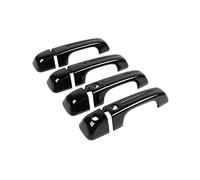 GXSAI para Dodge para RAM 1500 2018 2019 2020 2021 Manija De Puerta Exterior De Coche Protección Shell Manija De Puerta Decoración Cubierta Accesorios Cubierta Manija Puerta(Negro)