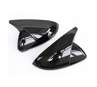 GXSAI para Golf MK7 7,5 para GTI 7 7R Cubiertas De Espejo De Coche Tapas Espejo Retrovisor Funda Accesorio Cubierta Espejo Retrovisor(Bright Black)