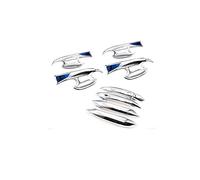 GXSAI para Hyundai para Hyundai Tucson NX4 2021 2022 Accesorios Estilo Coche Cubierta Manija Puerta Exterior Cromada ABS Pegatina Embellecedora Cuenco Puerta Cubierta Manija Puerta(Silver 9pcs)