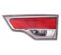 GXSAI Para Toyota Para Highlander 2014 2015 2016 Automóvil Trasero Luz trasera Advertencia Señal Intermitente Carcasa Sin Bombilla Conjunto antiniebla parachoques trasero(Inside Right)