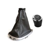 GXSAI pomo de Palanca de Cambios 5/6 Perilla De Cambio Velocidad Polaina Bota Cubierta A Prueba Polvo para Chevy para Aveo para Sonic T300 2011-2015(5-Speed Set)