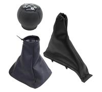GXSAI Pomo De Palanca De Cambios Para Opel Para Astra F 1991-1998 Estilo Coche Pomo Cambio Marchas Palanca Freno Mano Funda
