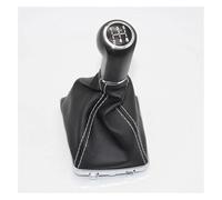 GXSAI Pomo De Palanca De Cambios Para VAUXHALL Para OPEL Para ASTRA H 2004-2010 Coche 5 6 Velocidades Manual Palanca Cambios Perilla Con Funda Cuero