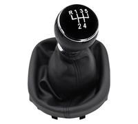 GXSAI Pomo De Palanca De Cambios Para VW Para Caddy 2 II MK2 Para Touran 2004-2009 Estilo Coche Perilla Cambio Marchas Manual 5 6 Velocidades HandBall Con Funda Fuelle